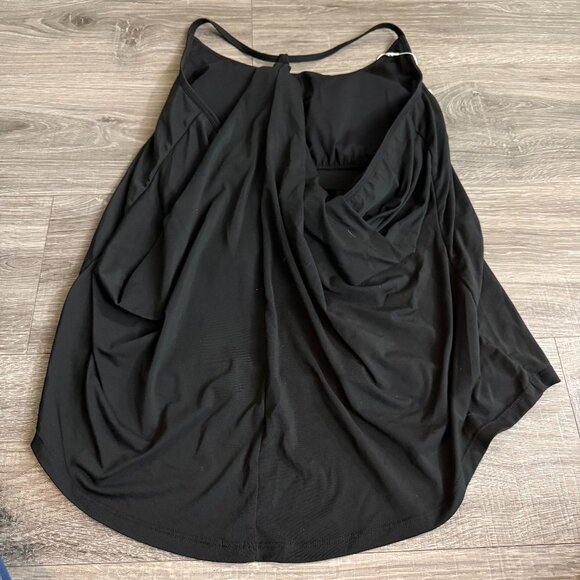 NWT Halara Softlyzero Airy Black Tank Top Padded Women Size Medium - Picture 4 of 5